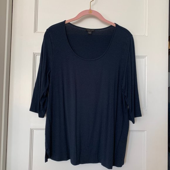 J. Jill 100% linen jacket with matching Wearever top. - Picture 4 of 7